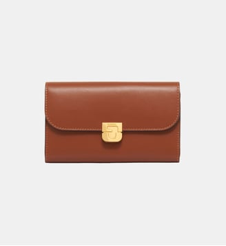 Portefeuille en cuir – WALLET - Gerard Darel - Cognac