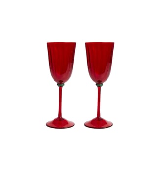 Verres à Vin Rainbow Rouge (Set de 2) - La DoubleJ - Rouge