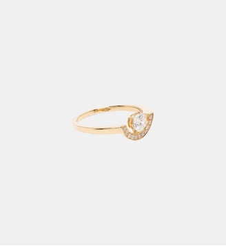Bague Intrépide petit arc 0.5 carat pavée Loyal.e Paris