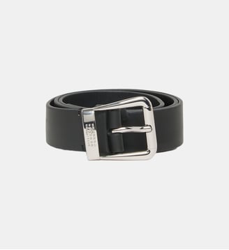 Ceinture avec logo - MM6 Maison Margiela - Noir