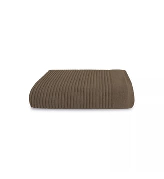 Serviette eponge pur coton - Garnier Thiebaut - Chocolat