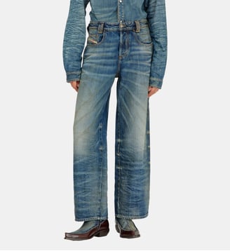Relaxed Jeans High Waist 1982 D-Hakou Diesel