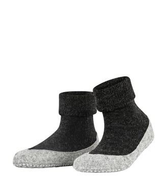 Chaussons Cosyshoe Laine Vierge - Falke - Anthracite