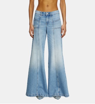 Flare Jeans - D-Akii - Diesel - Bleu clair