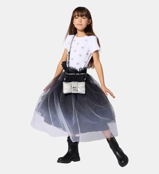 Tee-shirt manches courtes - Karl Lagerfeld Kids - Blanc