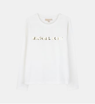 Tee-shirt manches longues - Michael Kors Kids - Off white