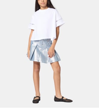 Jupe plissée - DKNY - Silver