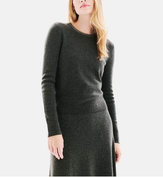 Pull mindy - Motif uni - Laine rws - Coupe ajustée - Caroll - Gris