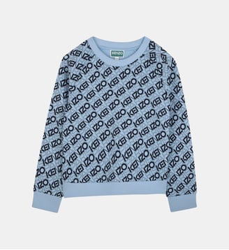Sweat-shirt imprimé coton - Kenzo Kids - Iceberg