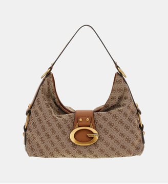 Sac à épaule Camden - Guess - Noir et orange