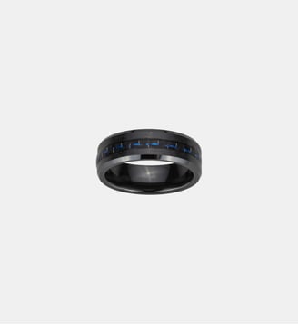 Bague Stanislas en Acier 316L - Phebus - Noir