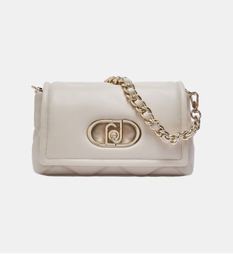 Sac LaPuffy moyen avec design matelassé - Liu Jo - Crème