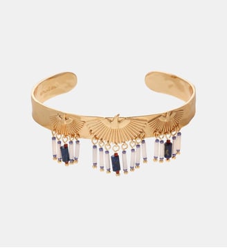 Bracelet jonc avec perles SWENN - Hipanema - Indigo