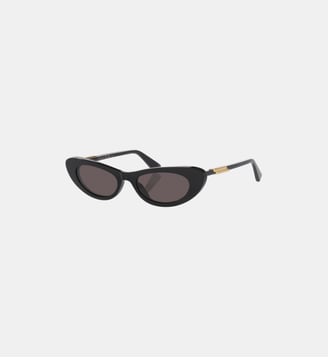 Lunettes de soleil Œil de chat Bv1447S - Bottega Veneta - Noir