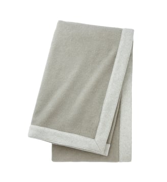 Plaid en laine - Yves Delorme - Kaki