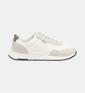 Baskets basses  - BOSS - Blanc et beige