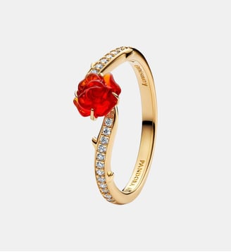 Bague Disney La Belle et La Bête Rose Enchantée Pandora