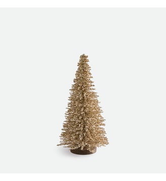Sapin décoratif pailleté, hauteur 30 cm - La Redoute Interieurs - Or