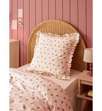 Taie d'oreiller percale de coton "Lilou" - Cyrillus - Imprimé multico