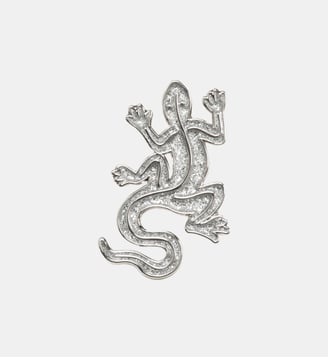 pin’s lézard - Agnès b. - Metal argent