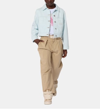 Blouson en jean - Lanvin Kids - Denim light blue