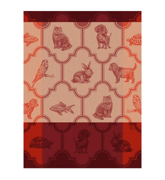 Torchon Nos acolytes - Le Jacquard Francais - Perruche