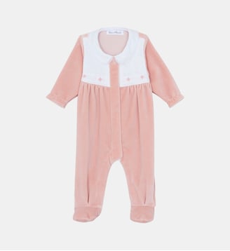 Pyjama - Pêche coton col Claudine dentelle fine Tartine Et Chocolat