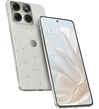 Smartphone Edge70 512Go Swarovski Cloud dancer Motorola
