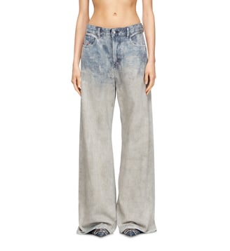Relaxed Jeans Low Waist 1996 D-Sire - Diesel - Bleu clair