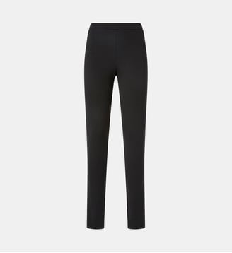 Pantalon ajusté taille haute - Pinko - Limousine noire