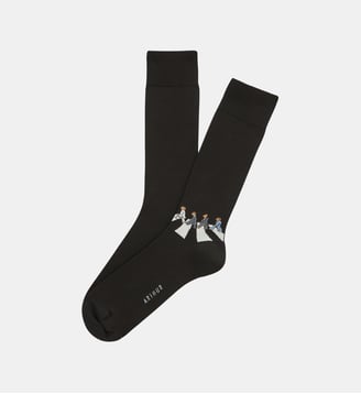 Chaussettes en coton - A'Bear road Noir - Arthur - Noir