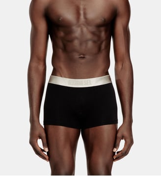 Lot de trois boxers avec petite ceinture à logo - Diesel - Noir