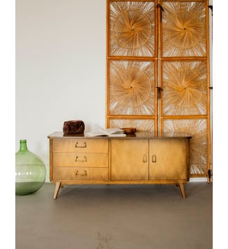 Enfilade élégante et fonctionnelle Margaret N°752- Produit chiné - Debongout - Bois foncé