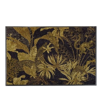 Tapis decor caoutchouc & nylon - Garnier Thiebaut - Doré