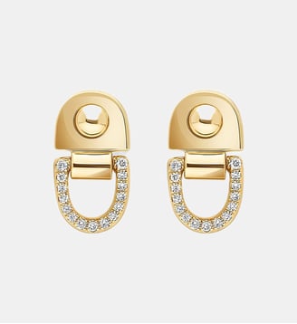Boucles d'oreilles Rivet S Or Jaune & Diamants - Statement - Or jaune