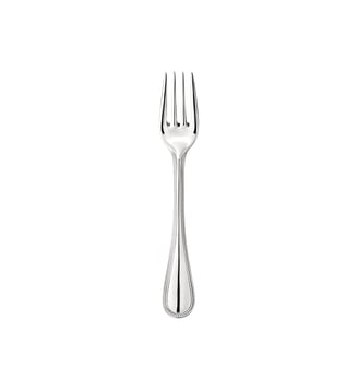 Fourchette à salade en acier - STEEL PERLES - Christofle - Argent