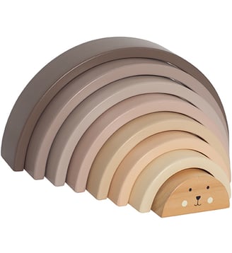 Arc en ciel à empiler - Jabadabado - Beige