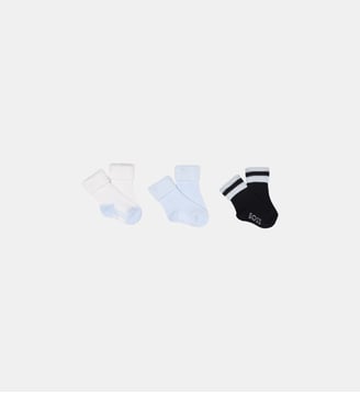 Pack de 3 paires de chaussettes - BOSS Kidswear - Bleu cargo