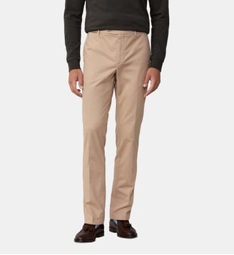 Pantalon chino Kensington droit stretch - Hackett London - Camel