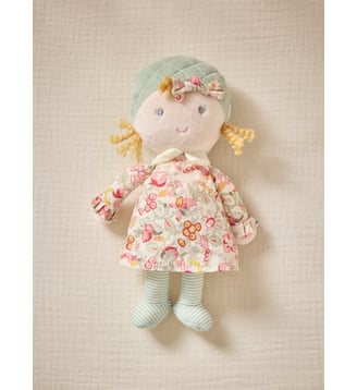 Poupée Juliette en tissu imprimé Mireille - Cyrillus - Imprimé mireille