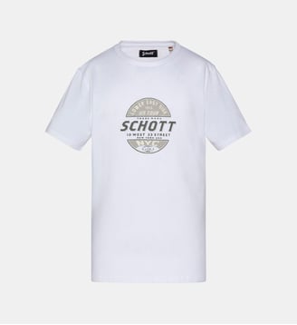 T-shirt imprimé - Schott - Blanc