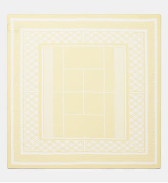 Foulard imprimé tennis - Lacoste - Jaune