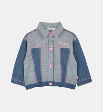 Veste en jean avec imprimés - Billieblush - Bleu