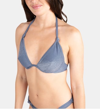 Maillot de bain, soutien-gorge à armature et décolleté plongeant, COMPORTA - Passionata - Bleu