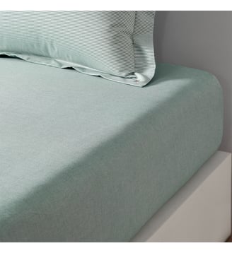Drap housse en percale de coton - Ralph Lauren Home - Evergreen