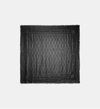Foulard Glenn Rock Jacquard Métallisé - Zadig&Voltaire - Argent shiny