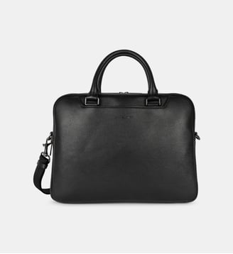 Porte documents Milano Gentlemen en cuir - Lancaster - Noir