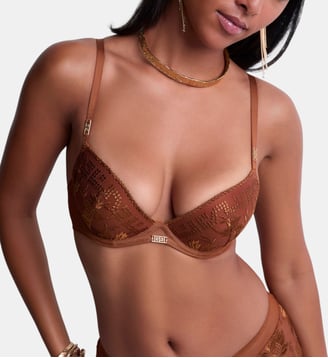 Soutien gorge Push up coques - Aubade - Doré