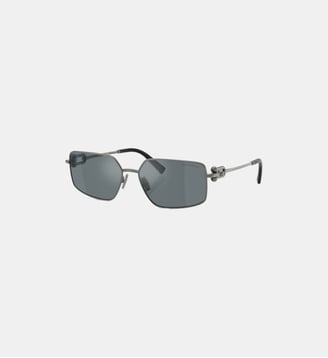 Lunettes de soleil Rectangulaire TF3111 - Tiffany & Co - Gris métal