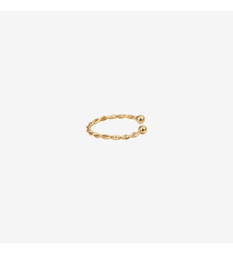 Bague d'oreille dorée - TWIST - Caroline Najman - Doré